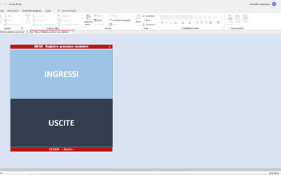 OCSAM – Registro presenze visitatori, entrate e uscite